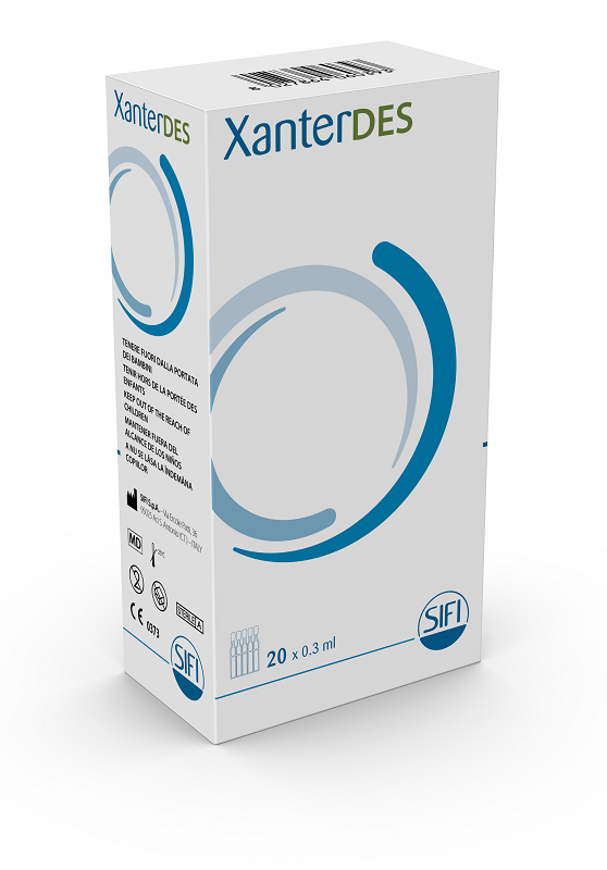 XANTERDES SOLUZIONE OFTALMICA 20 FLACONCINI MONODOSE DA 0,3 ML - FARMACIA33