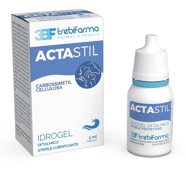 ACTASTIL SOLUZIONE OFTALMICA GOCCE OCULARI PROTETTIVE IDRATANTI EUTROFICHE LUBRIFICANTI 5 ML - FARMACIA33