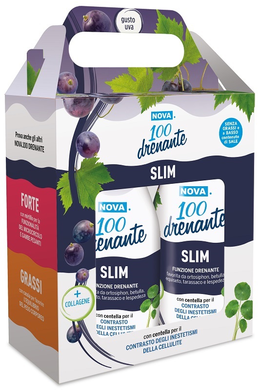 NOVA 100 DRENANTE SLIM UVA BIPACK 2 X 300 ML - FARMACIA33