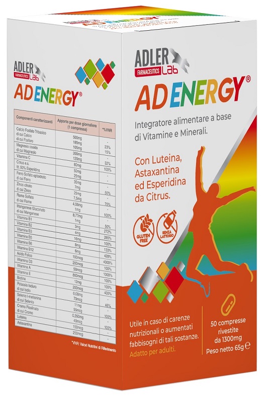 ADENERGY 50 COMPRESSE - FARMACIA33