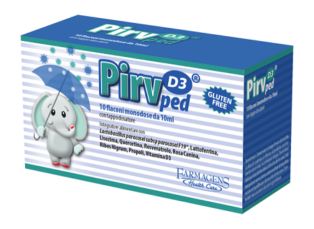 PIRV D3 PED 10 FLACONI MONODOSE - FARMACIA33