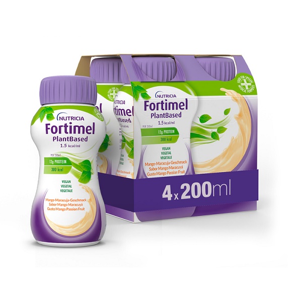 FORTIMEL PLANT BASED MANGO PASSION FRUIT 4 BOTTIGLIE DA 200 ML - FARMACIA33