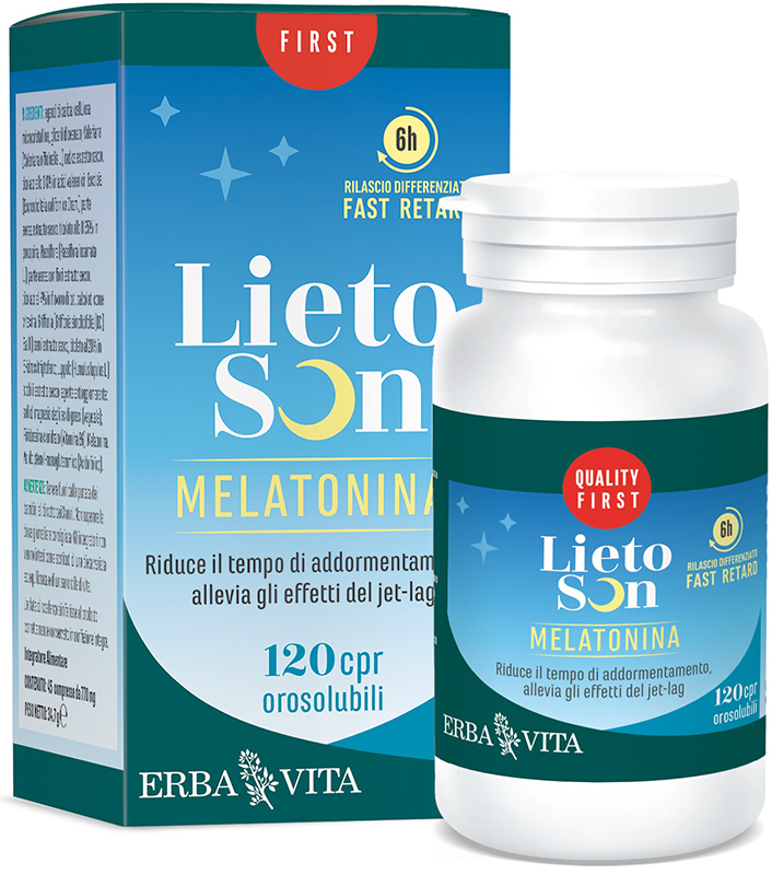 LIETOSON MELATONINA 120 COMPRESSE OROSOLUBILI - FARMACIA33