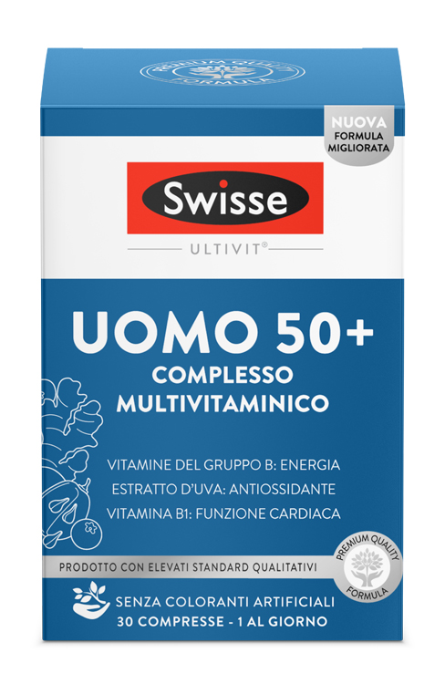 SWISSE MULTIVITAMINICO UOMO 50+ 30 COMPRESSE - FARMACIA33