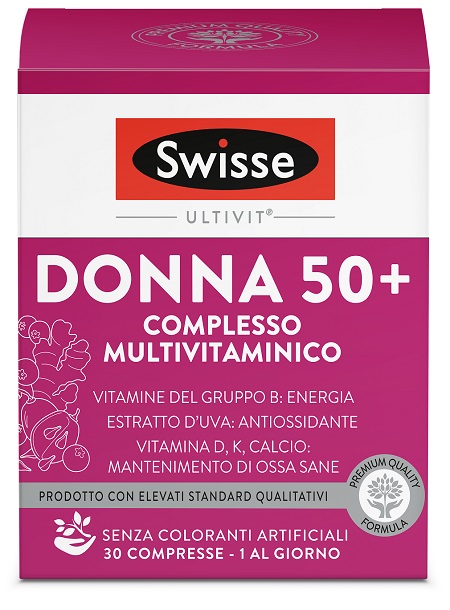 SWISSE MULTIVITAMINICO DONNA 50+ 30 COMPRESSE - FARMACIA33