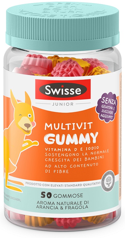 SWISSE JUNIOR MULTIVIT GUMMY 50 PASTIGLIE GOMMOSE - FARMACIA33