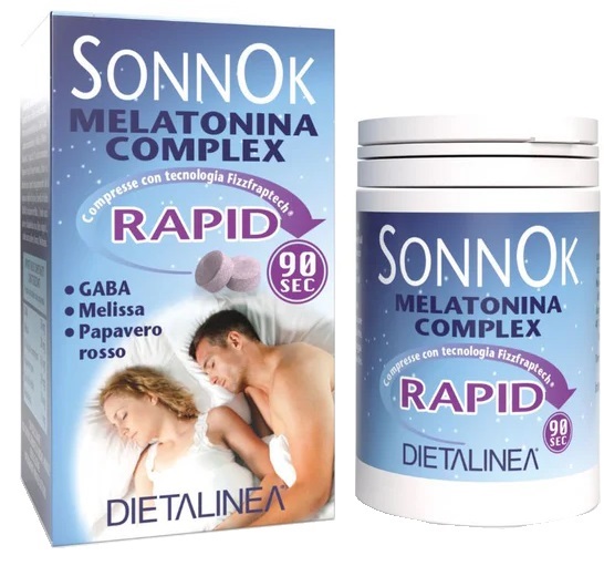 DIETALINEA SONNOK MELATONINA RAPID 60 COMPRESSA - FARMACIA33