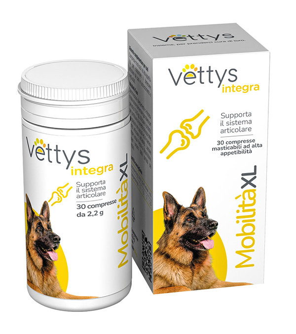 VETTYS INTEGRA MOBILITA' XL CANE 30 COMPRESSE MASTICABILI - FARMACIA33