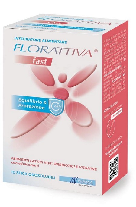 FLORATTIVA FAST 10 STICK OROSOLUBILI - FARMACIA33