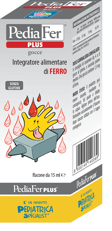 PEDIAFER PLUS GOCCE 15 ML - FARMACIA33