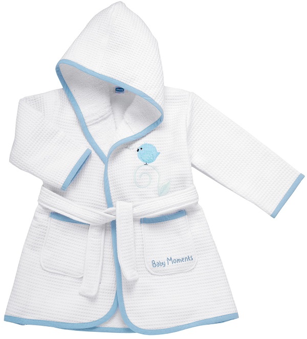 CHICCO ACCAPPATOIO PIQUET BLU 12M+ - FARMACIA33