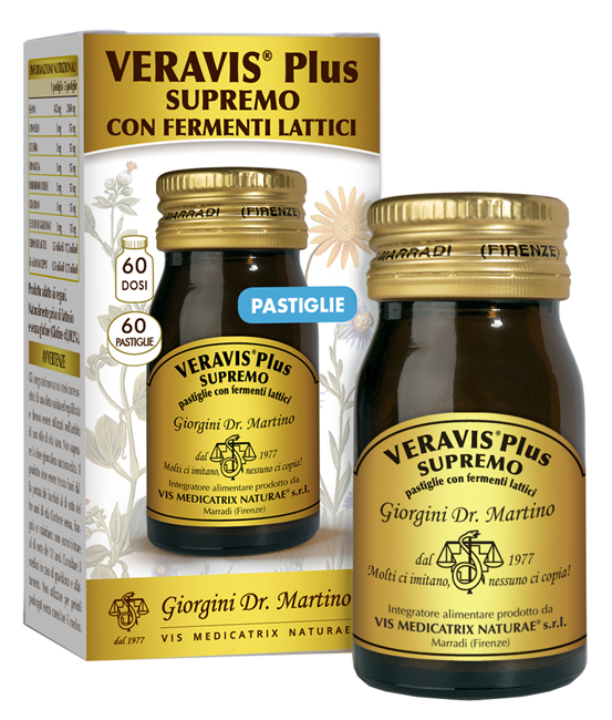 VERAVIS PLUS SUPREMO 60 PASTIGLIE FERMENTI LATTICI - FARMACIA33