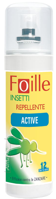 FOILLE INSETTI REPELLENTE ACTIVE 100 ML - FARMACIA33