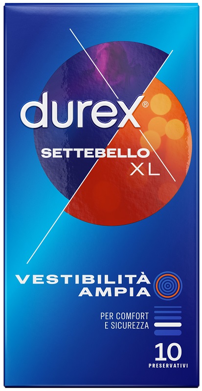 PROFILATTICO DUREX SETTEBELLO EXTRALARGE 10 PEZZI - FARMACIA33