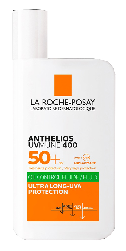 ANTHELIOS FLUIDO OIL CONTROL COLORATO UVMUNE SPF50+ 50 ML - FARMACIA33