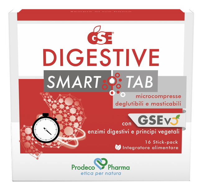 GSE DIGESTIVE SMART TAB 16 STICK PACK - FARMACIA33