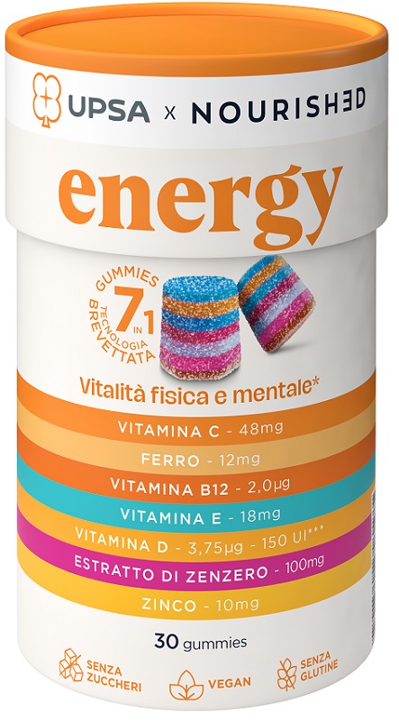 UPSA X NOURISHED ENERGY 30 GUMMIES - FARMACIA33