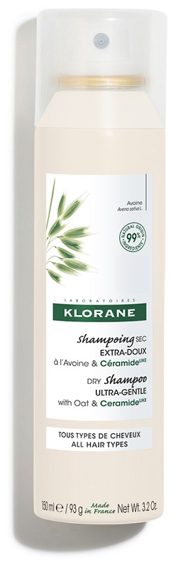 KLORANE SHAMPOO SECCO EXTRA DELICATO AVENA&CERAMIDE TUTTI I TIPI DI CAPELLI SPRAY 150 ML - FARMACIA33
