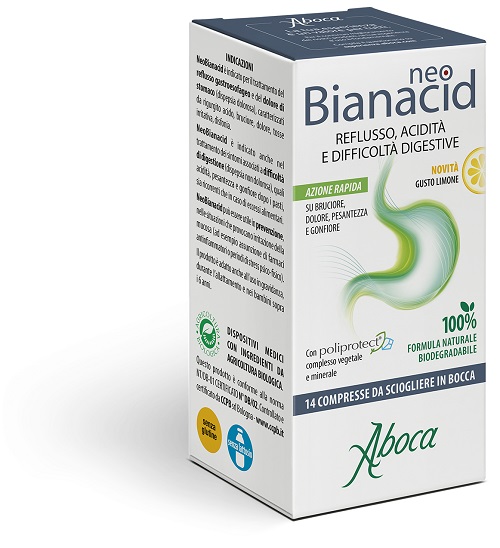 NEOBIANACID 14 COMPRESSE LIMONE - FARMACIA33