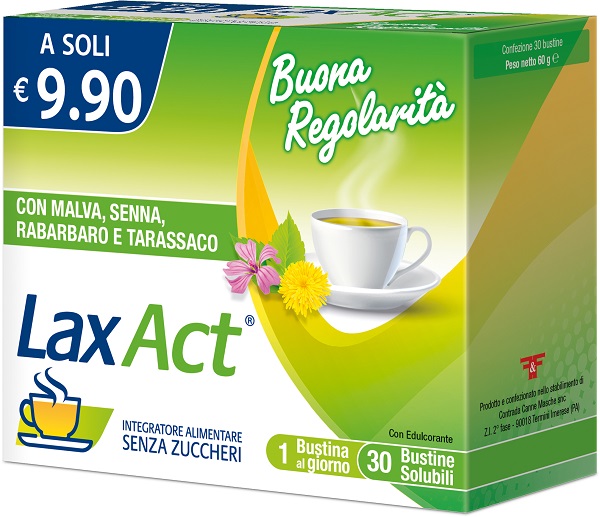 LAX ACT 30 BUSTINE SOLUBILI SENZA ZUCCHERI - FARMACIA33