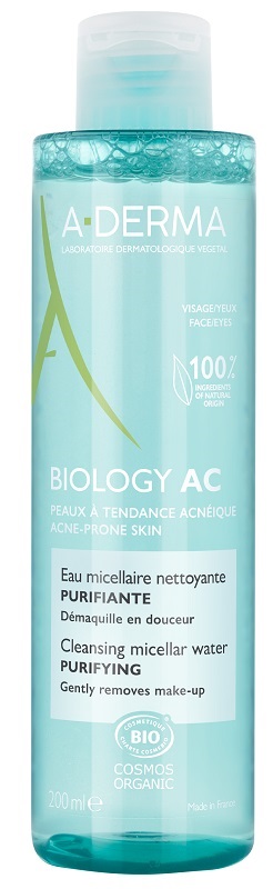 ADERMA BIOLOGY AC ACQUA MICELLARE DETERGENTE PURIFICANTE 200 ML - FARMACIA33
