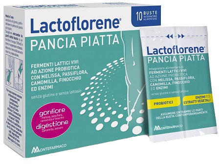 LACTOFLORENE PANCIA PIATTA 10 BUSTINE - FARMACIA33