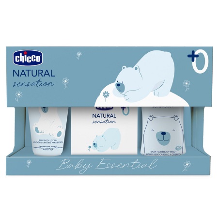 CHICCO NATURAL SENSATION SET BAGNOSHAMPOO+CREMA CORPO+PROFUMO - FARMACIA33