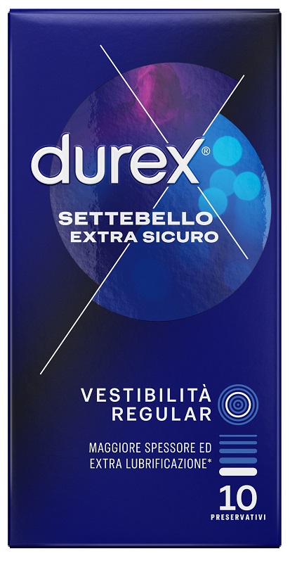 PROFILATTICO DUREX SETTEBELLO EXTRA SICURO 10 PEZZI - FARMACIA33