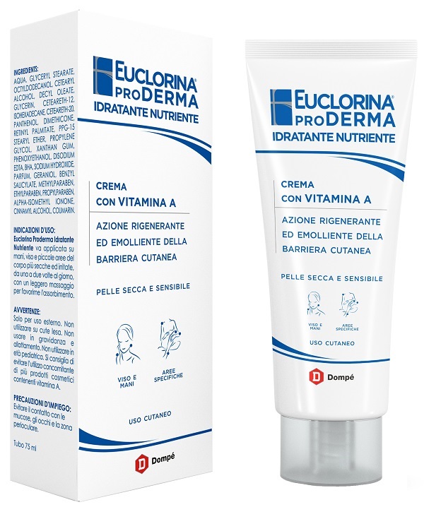 EUCLORINA PRODERMA IDRATANTE NUTRIENTE 75 ML - FARMACIA33