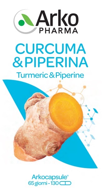 ARKOCPS CURCUMA + PIPERINA 130 CAPSULE - FARMACIA33