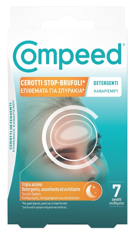 COMPEED CEROTTI STOP BRUFOLI DETERGENTI 7 PEZZI scad. fine 12/2025 - FARMACIA33