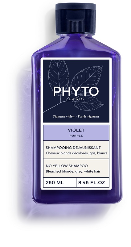 PHYTO PARIS VIOLET SHAMPOO ANTI GIALLO PER CAPELLI BIONDI DECOLORATI GRIGI BIANCHI 250 ML - FARMACIA33