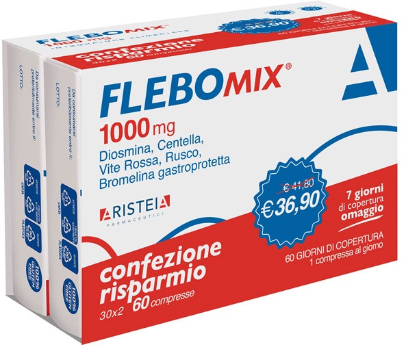 FLEBOMIX 1000 MG 60 COMPRESSE BI-PACK - FARMACIA33