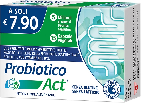 PROBIOTICO ACT 15 CAPSULE VEGETALI - FARMACIA33