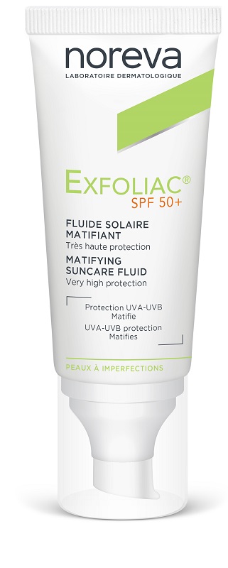 EXFOLIAC FLUIDE SOLAIRE MATIFIANT SPF50+ 40 ML - FARMACIA33