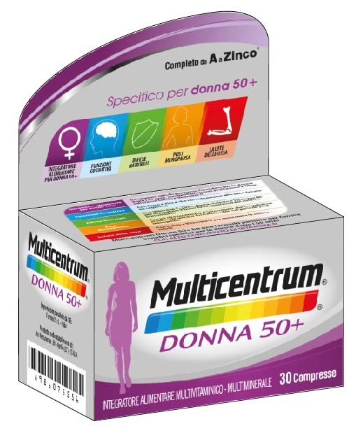 MULTICENTRUM DONNA 50+ 30 COMPRESSE - FARMACIA33