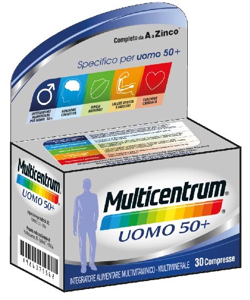MULTICENTRUM UOMO 50+ 30 COMPRESSE - FARMACIA33
