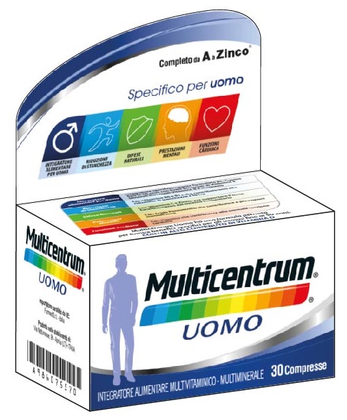 MULTICENTRUM UOMO 30 COMPRESSE - FARMACIA33