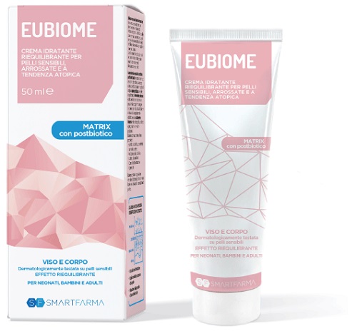 EUBIOME CREMA IDRATANTE RIEQUILIBRANTE PELLI SENSIBILI ARROSSATE TENDENZA ATOPICA 150 ML - FARMACIA33