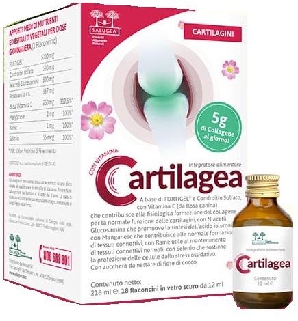CARTILAGEA SALUGEA 18 FLACONCINI DA 12 ML - FARMACIA33