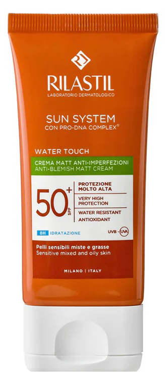 RILASTIL SUN SYSTEM WATER TOUCH FLUIDO SPF50+ 50 ML NUOVA FORMULAZIONE - FARMACIA33
