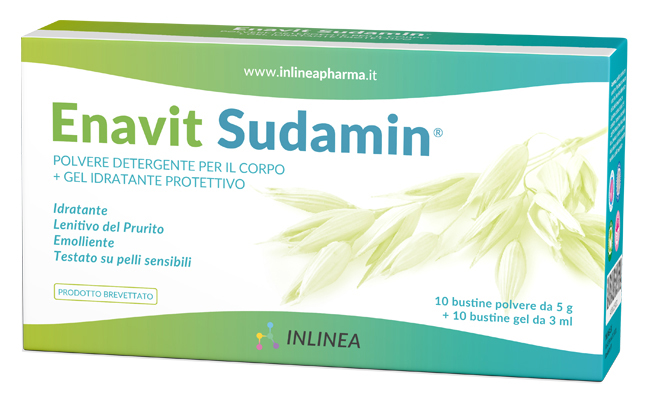 ENAVIT SUDAMIN 10 BUSTINE POLVERE DA 5 G + 10 BUSTINE GEL DA 5 ML - FARMACIA33