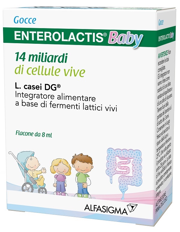 ENTEROLACTIS BABY 0+ GOCCE 8 ML - FARMACIA33