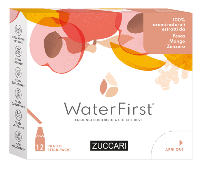 WATER FIRST PESCA-MANGO-ZENZERO 12 STICK PACK - FARMACIA33