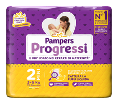 PAMPERS PROGRESSI MINI 28 PEZZI - FARMACIA33