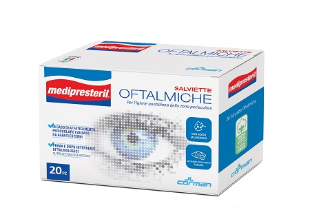 MEDIPRESTERIL SALVIETTE OFTALMICHE 20 PEZZI PROMO - FARMACIA33
