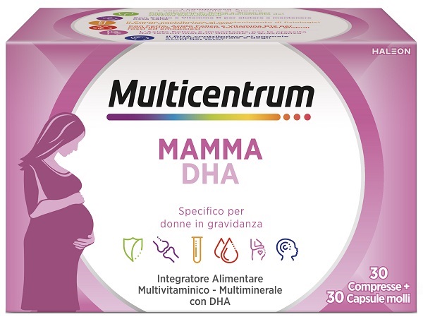 MULTICENTRUM MAMMA DHA 30 COMPRESSE + 30 CAPSULE - FARMACIA33