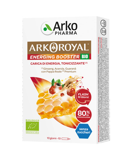 ARKOROYAL ENERGING BOOSTER BIO 10 FLACONCINI - FARMACIA33