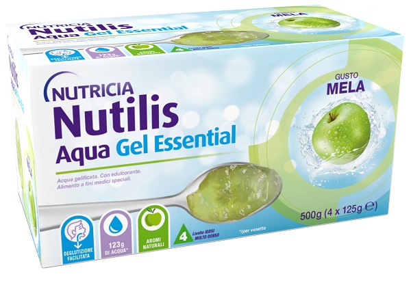 NUTILIS AQUA GEL MELA 4 PEZZI DA 125 G - FARMACIA33