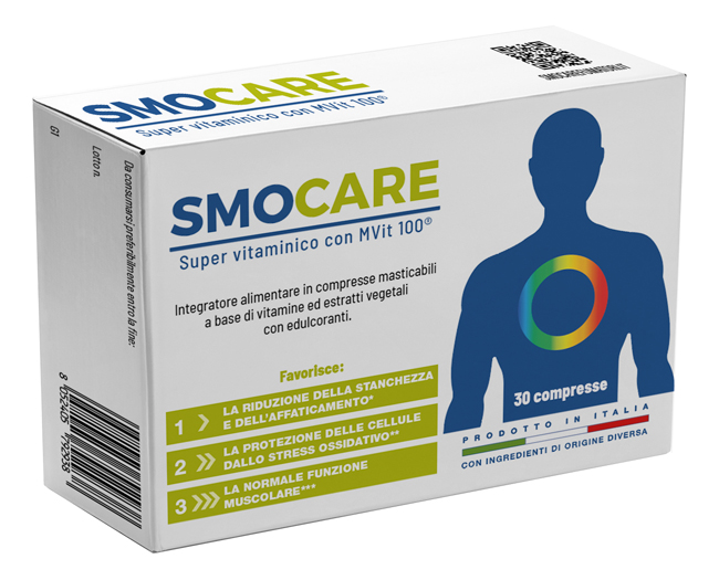 SMOCARE SUPER VITAMINICO CON MVIT 100 30 COMPRESSE - FARMACIA33